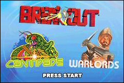 Centipede / Breakout / Warlords